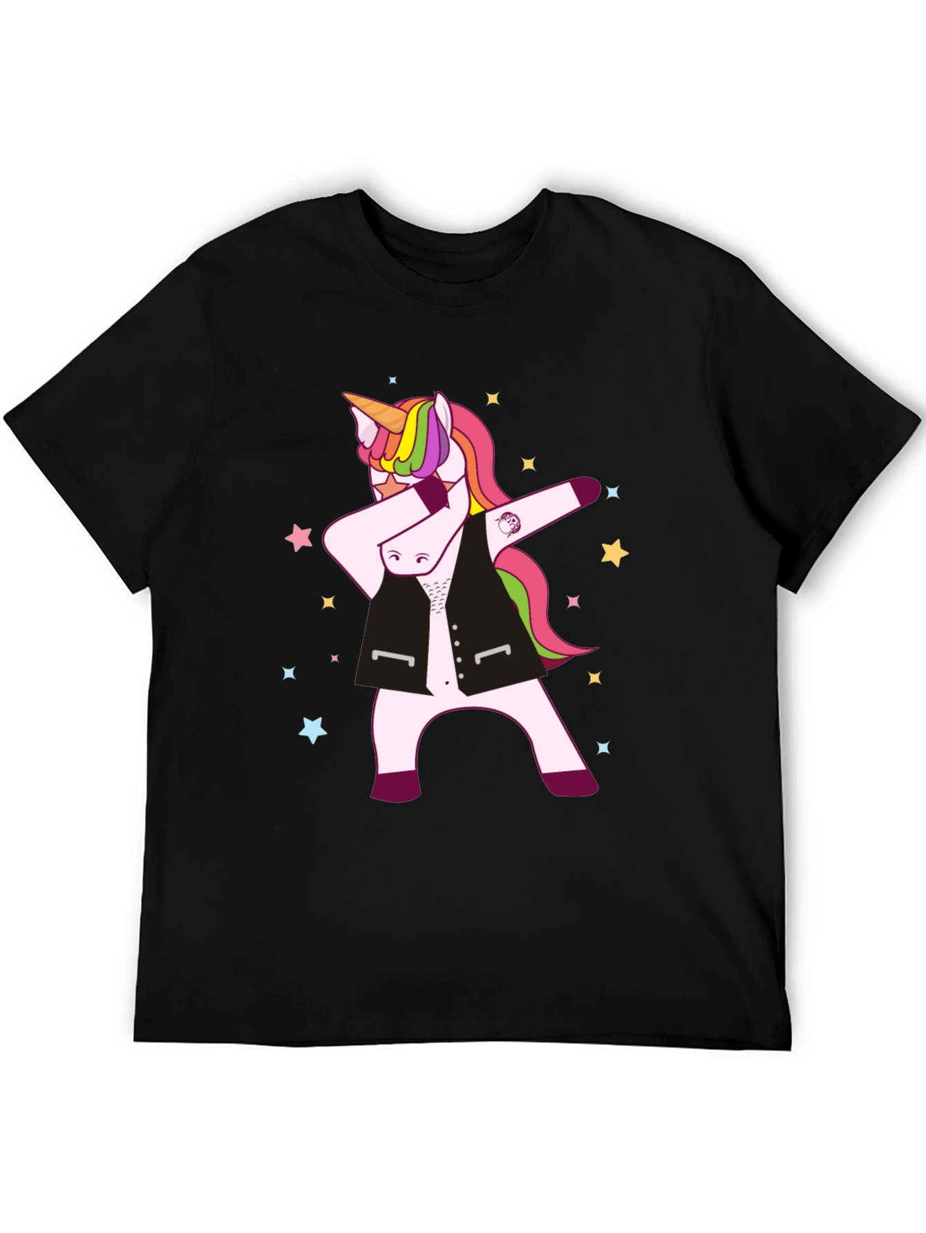 Dabbing Unicorn Graphic Tee - Rocker Style