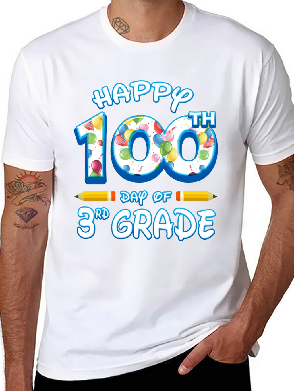 Happy 100th Day of 3rd Grade T-Shirt