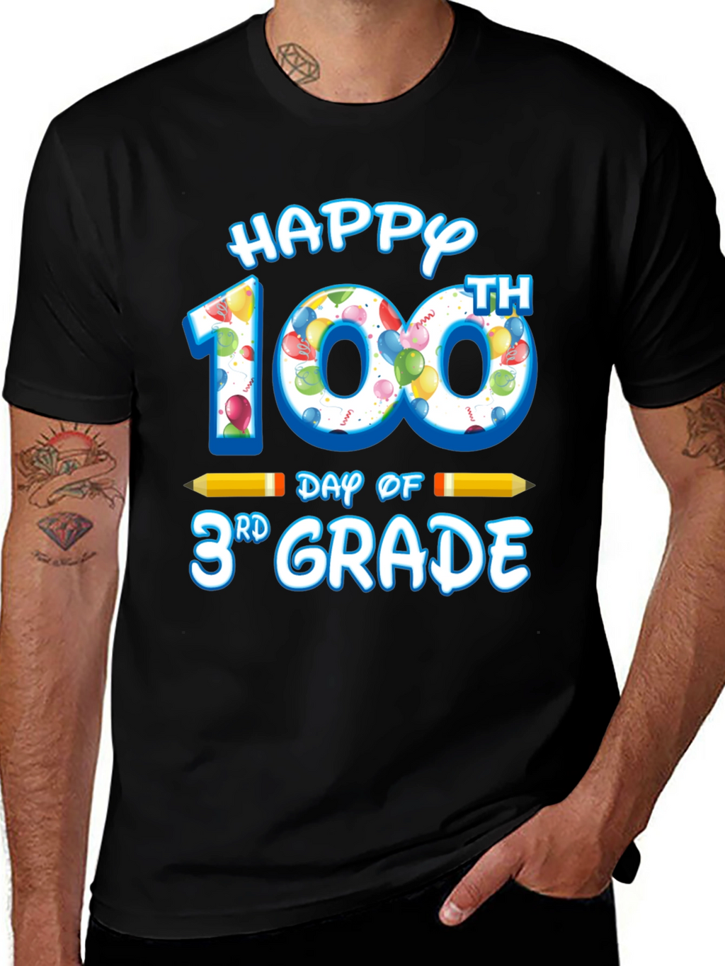 Happy 100th Day of 3rd Grade T-Shirt