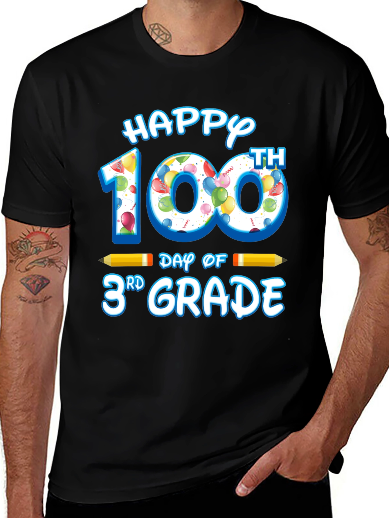Happy 100th Day of 3rd Grade T-Shirt