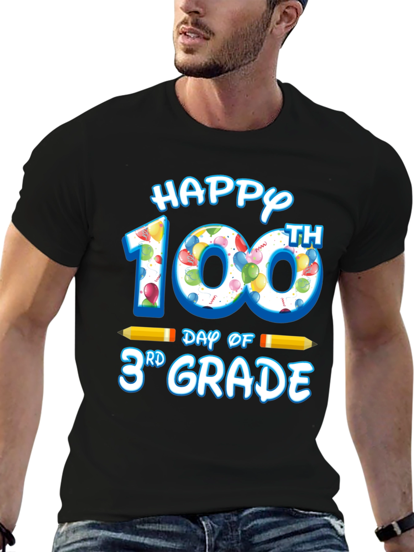 Happy 100th Day of 3rd Grade T-Shirt
