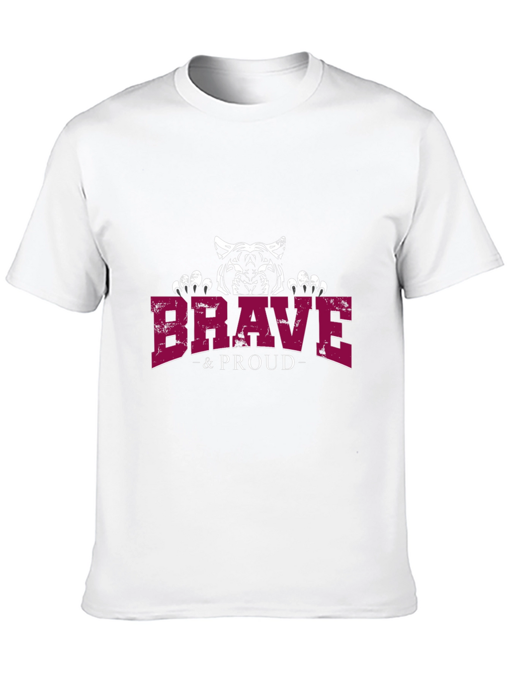 Brave & Proud Tiger Graphic Tee