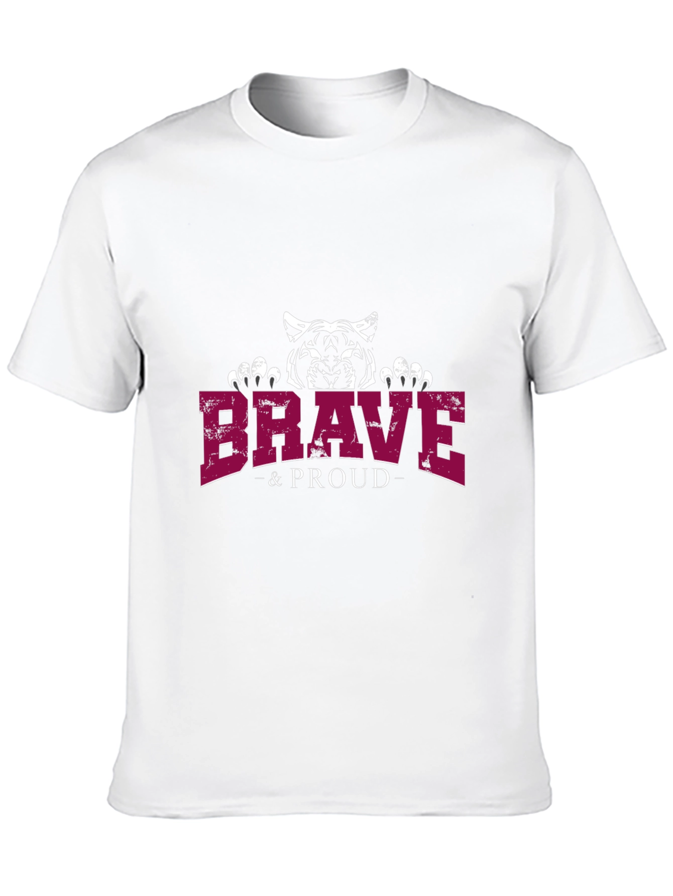 Brave & Proud Tiger Graphic Tee