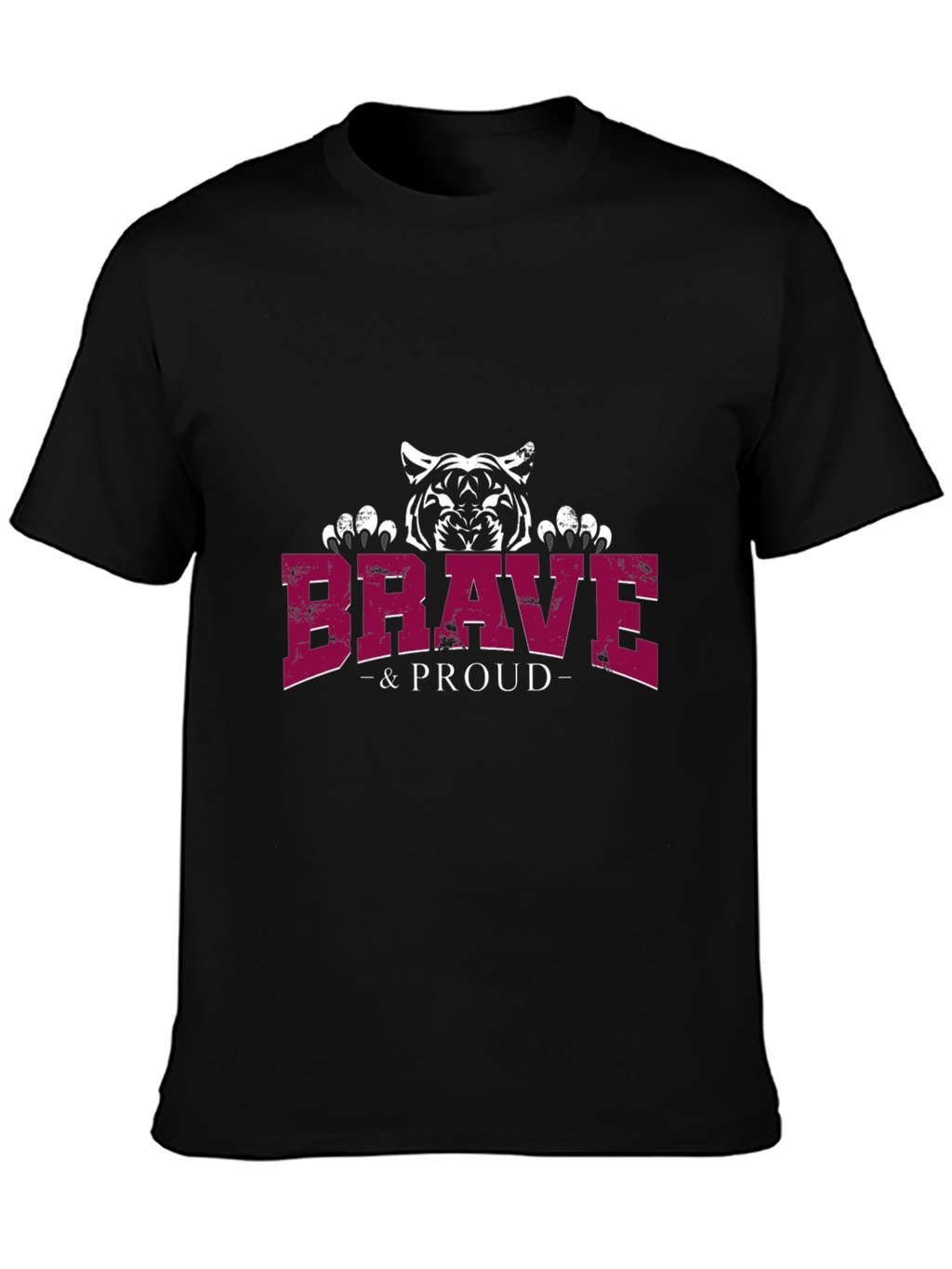 Brave & Proud Tiger Graphic Tee