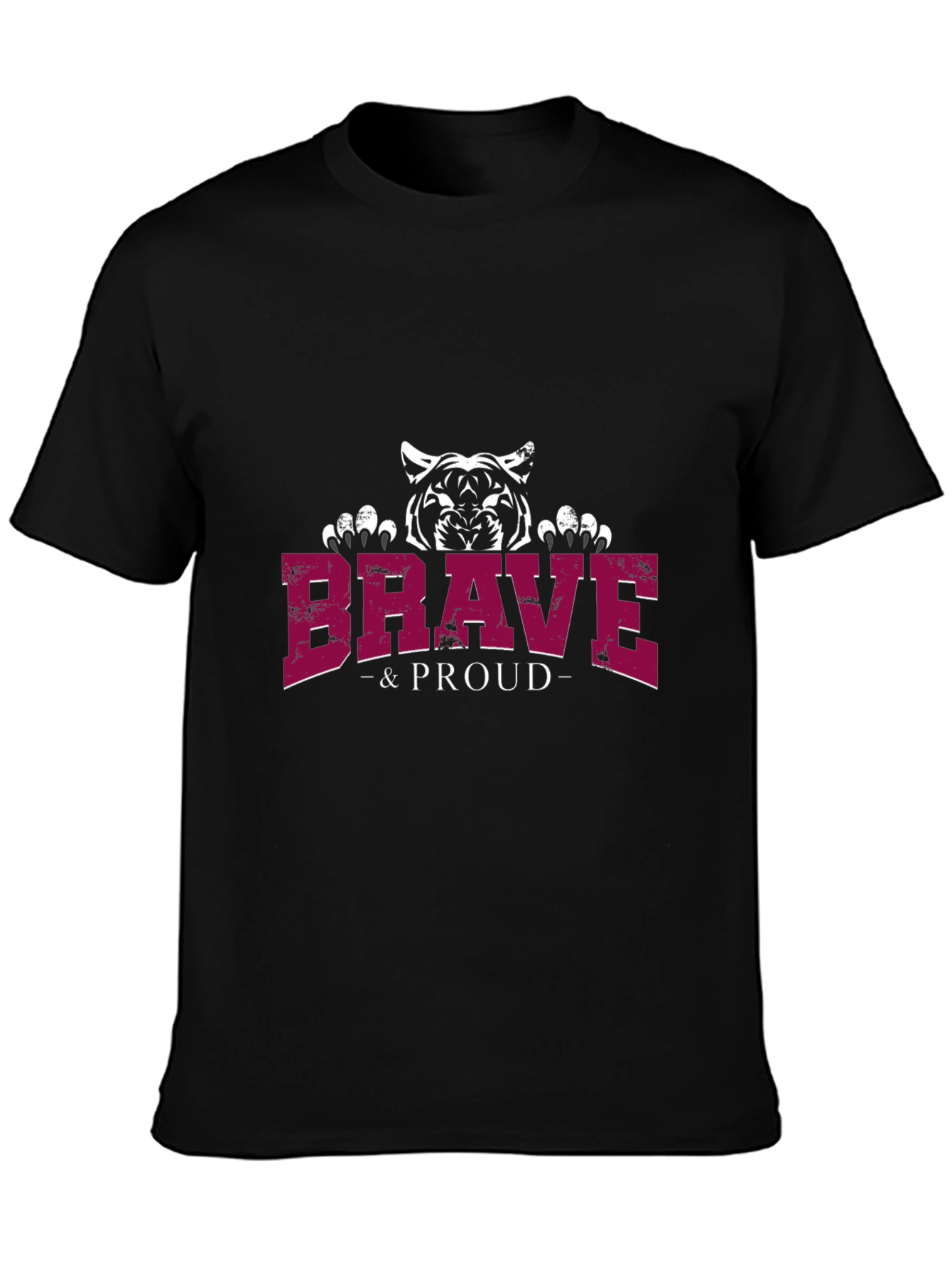 Brave & Proud Tiger Graphic Tee