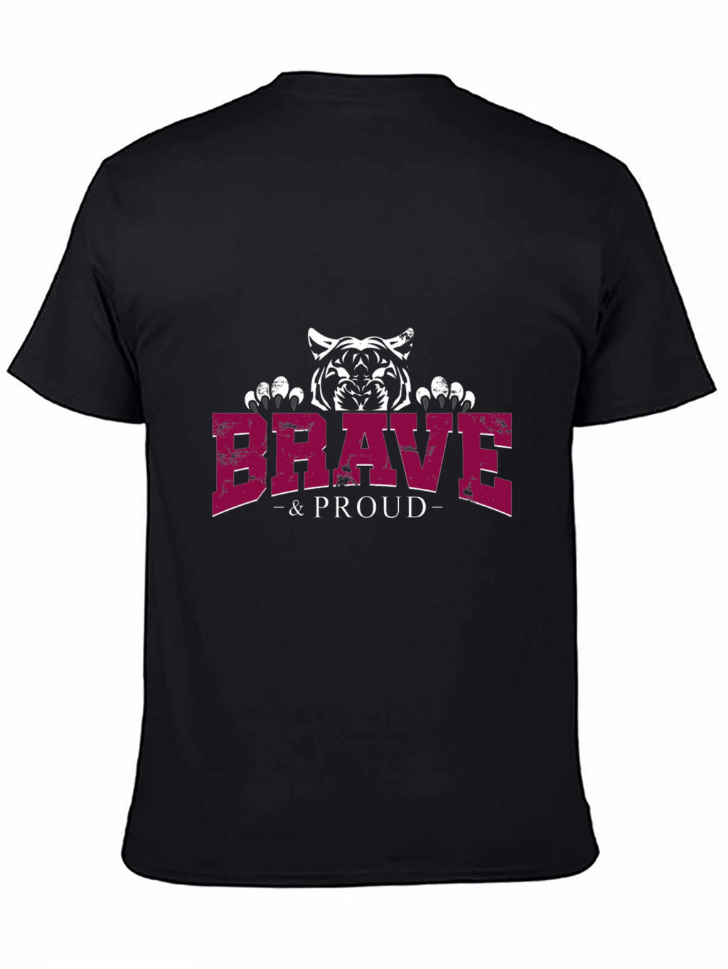 Brave & Proud Tiger Graphic Tee
