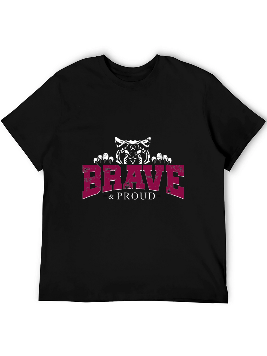 Brave & Proud Tiger Graphic Tee