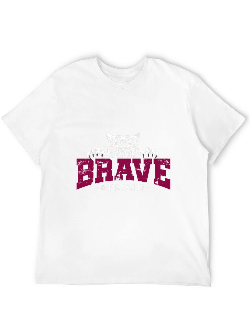 Brave & Proud Tiger Graphic Tee