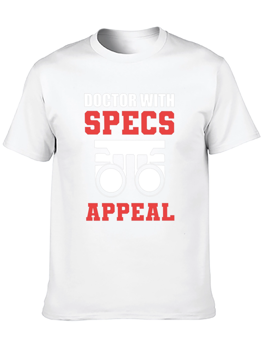 Doctor With Specs Appeal Black T-Shirt