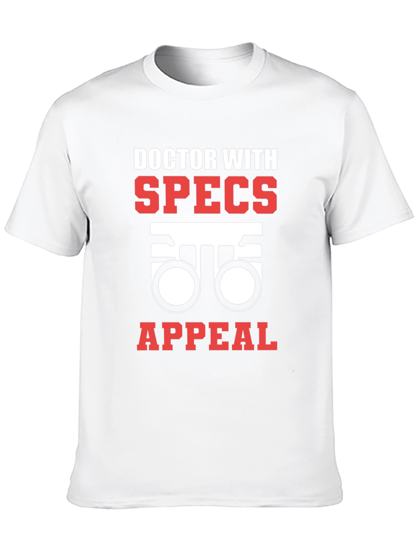 Doctor With Specs Appeal Black T-Shirt