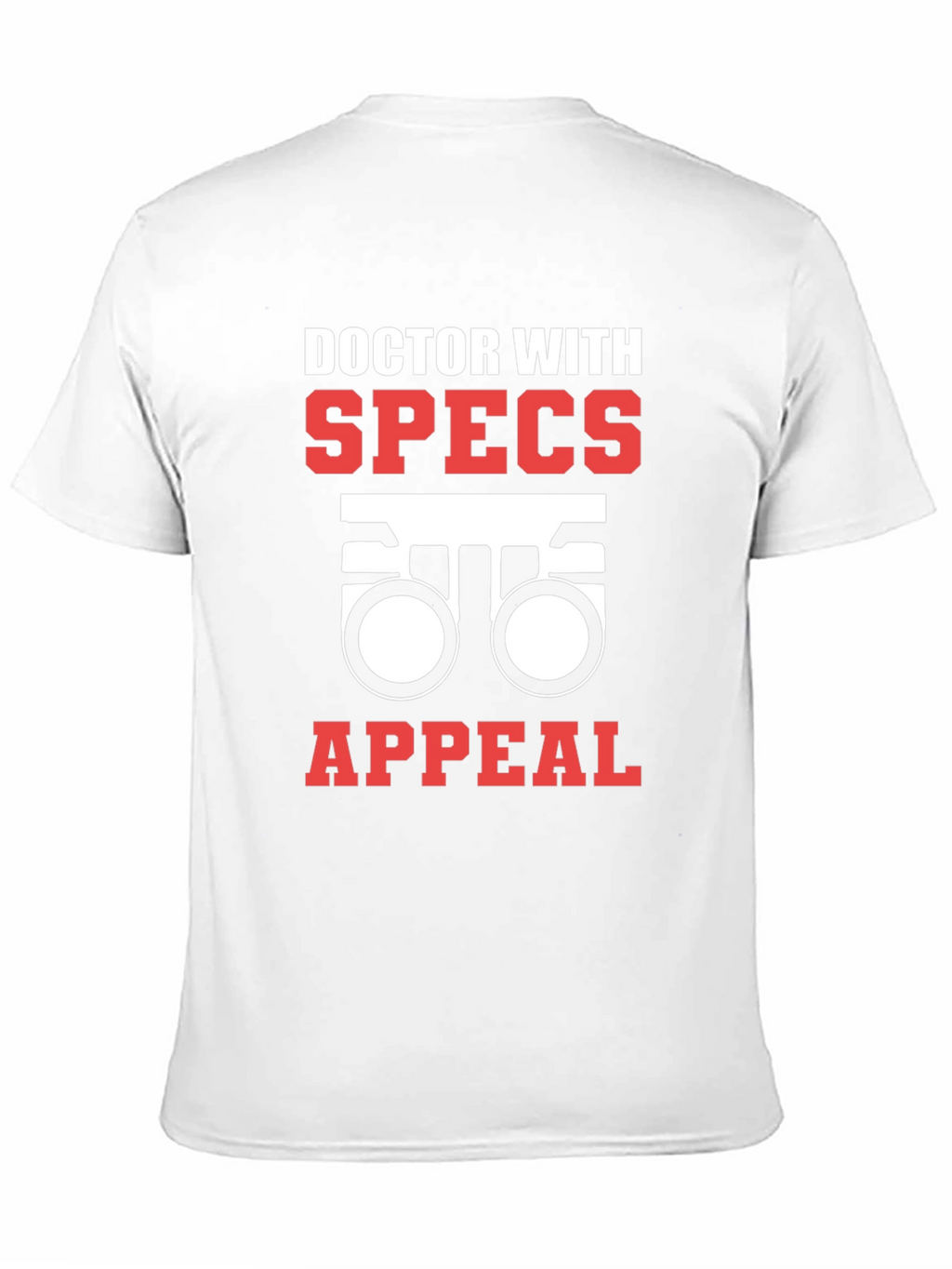 Doctor With Specs Appeal Black T-Shirt