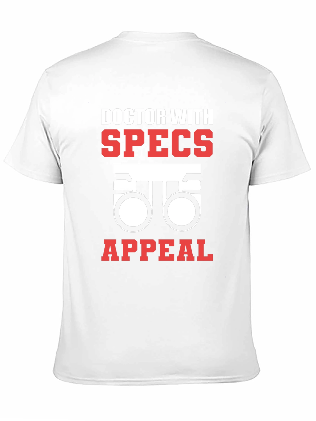 Doctor With Specs Appeal Black T-Shirt