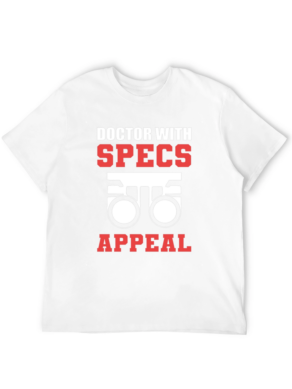 Doctor With Specs Appeal Black T-Shirt