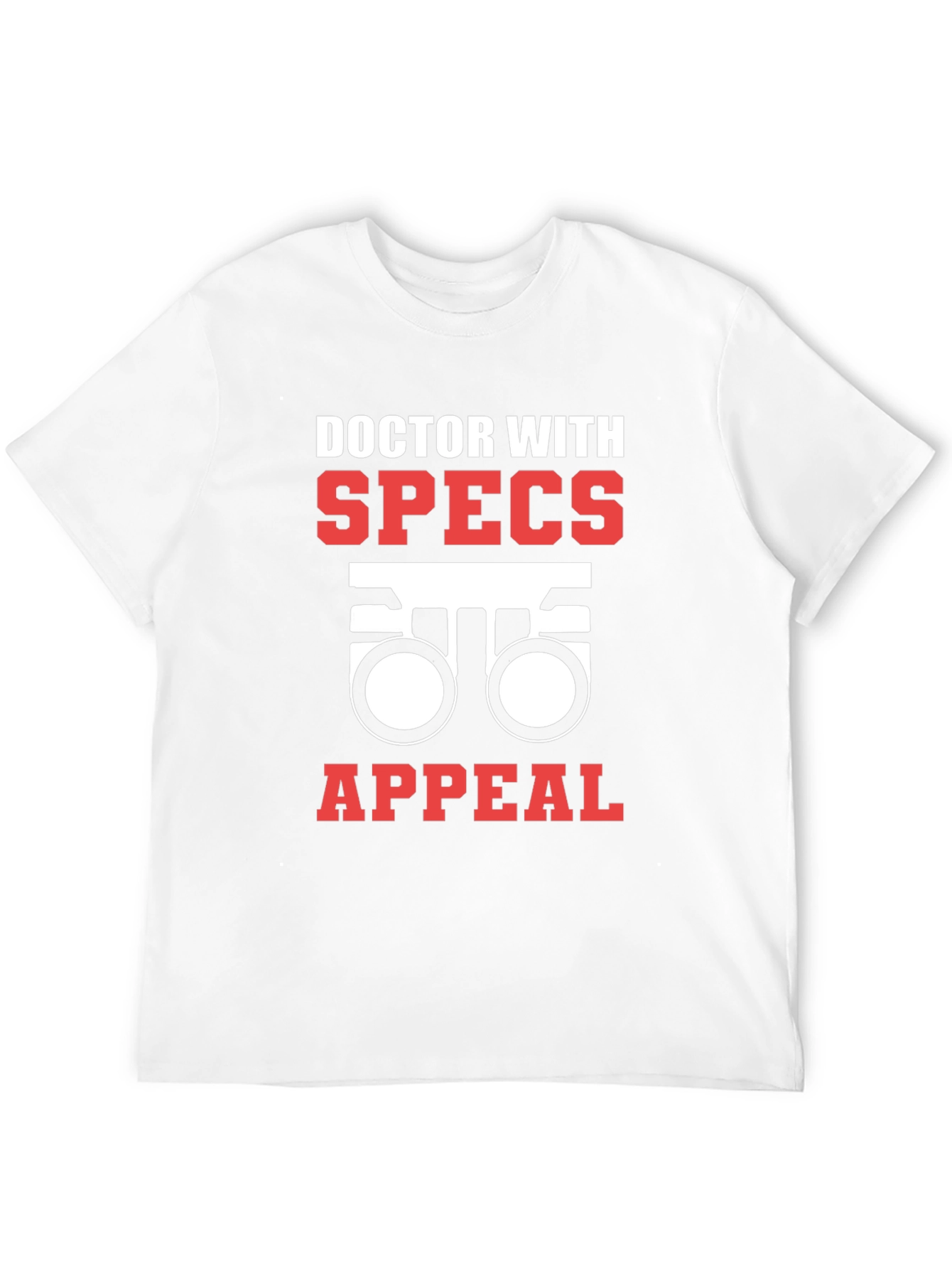 Doctor With Specs Appeal Black T-Shirt