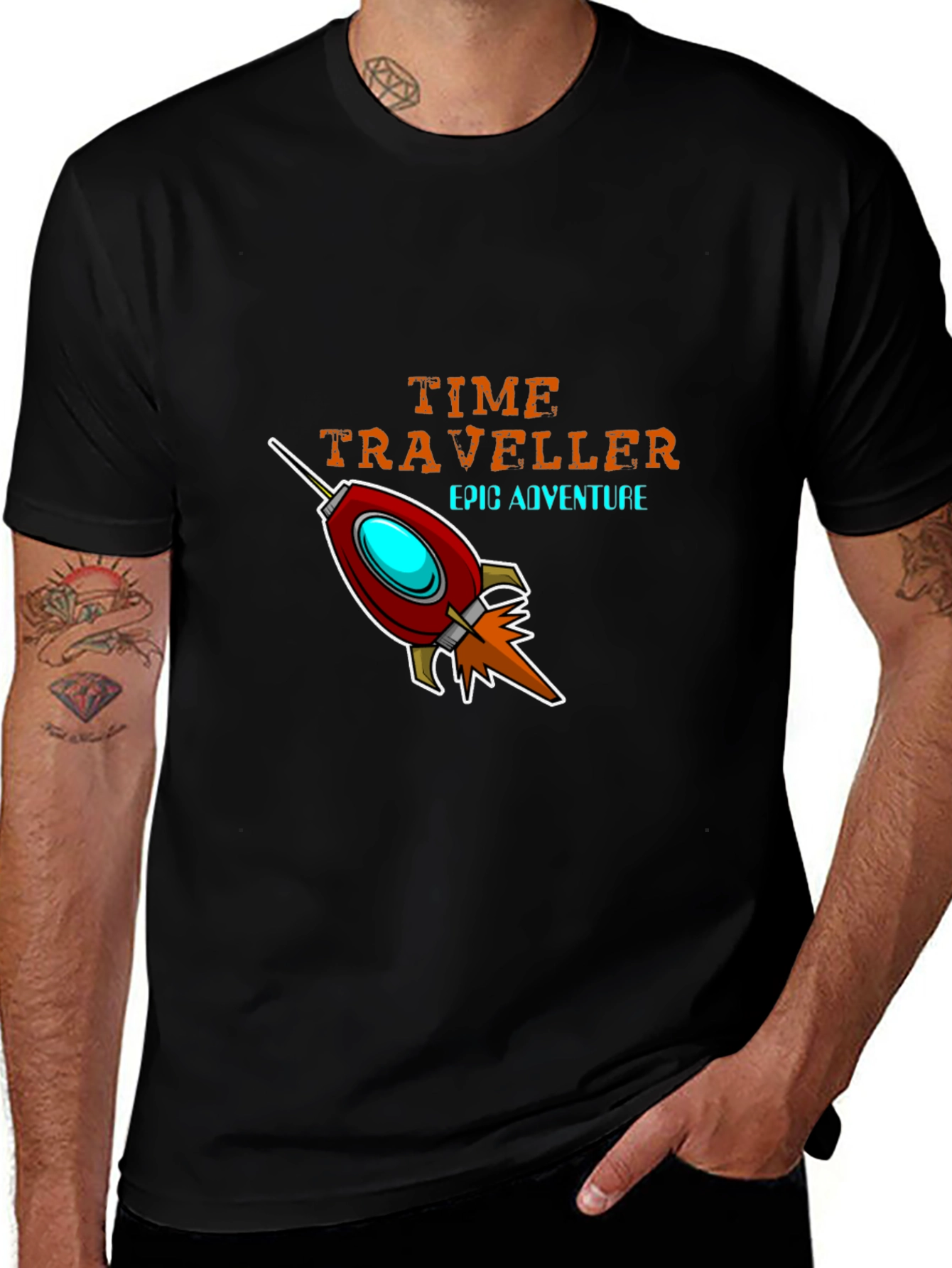 Time Traveler Epic Adventure Graphic Tee
