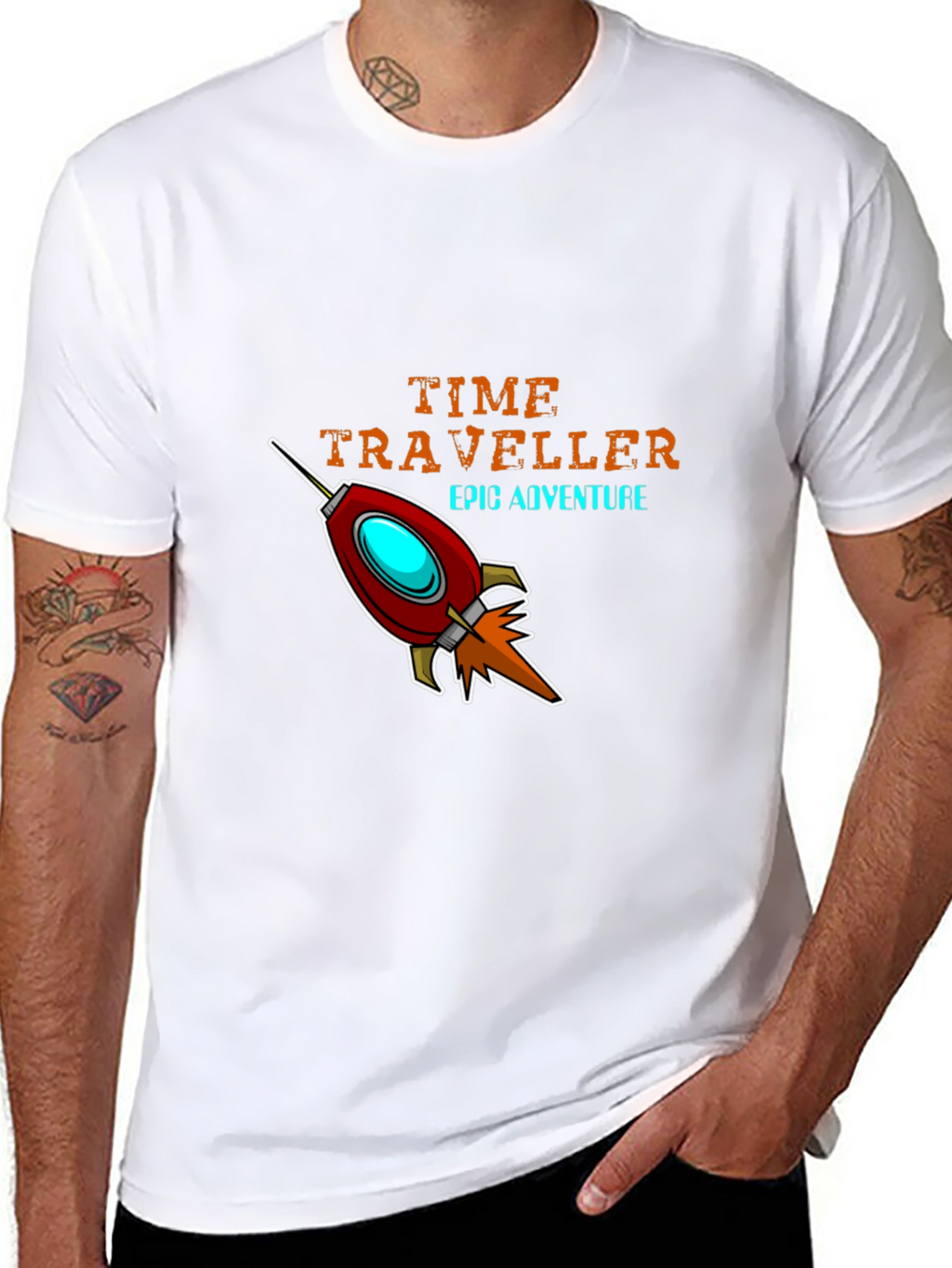 Time Traveler Epic Adventure Graphic Tee