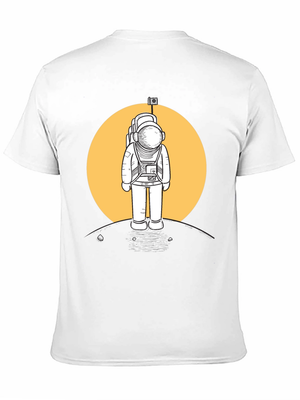 Astronaut Moon Landing Graphic T-Shirt
