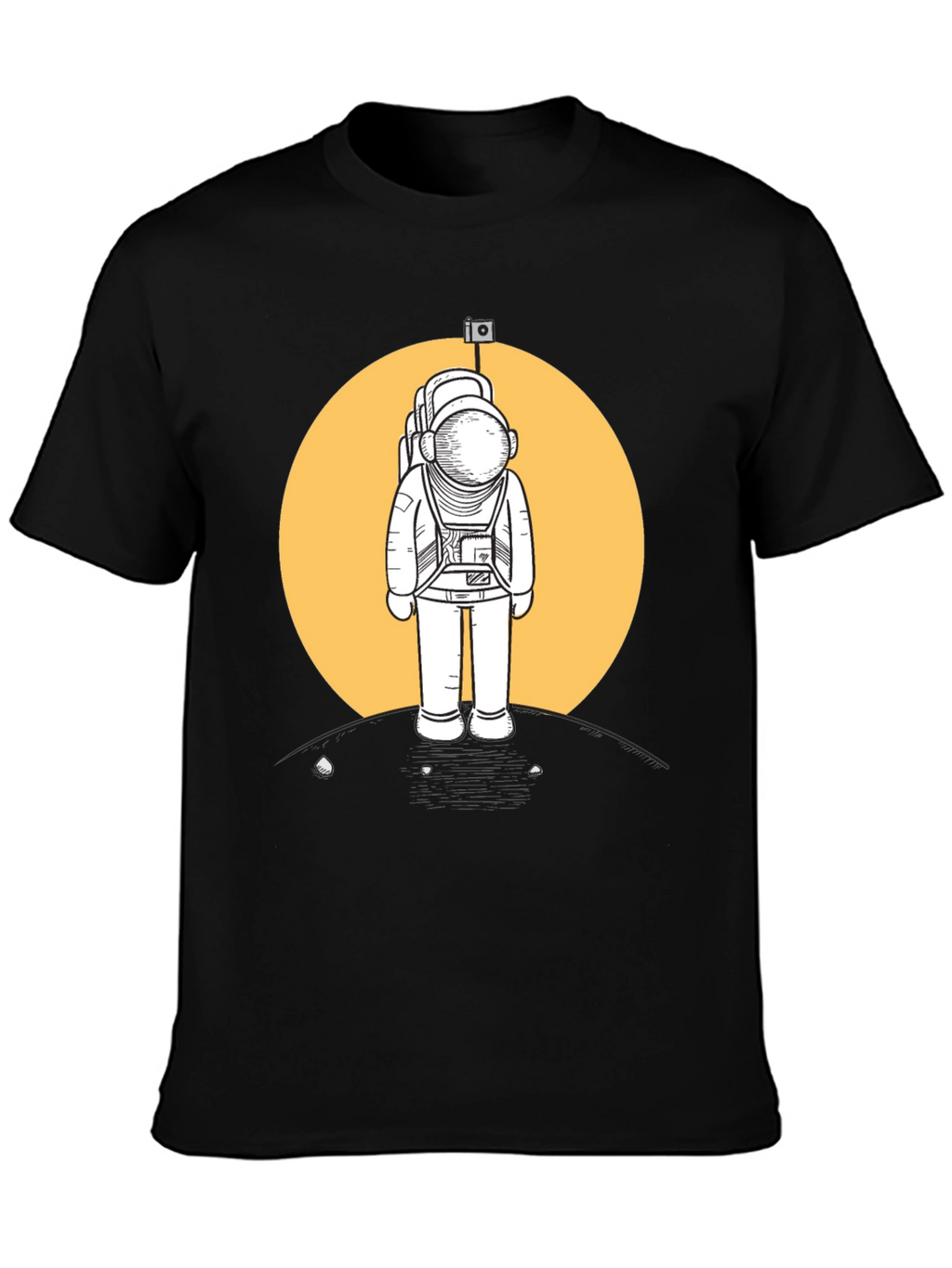 Astronaut Moon Landing Graphic T-Shirt