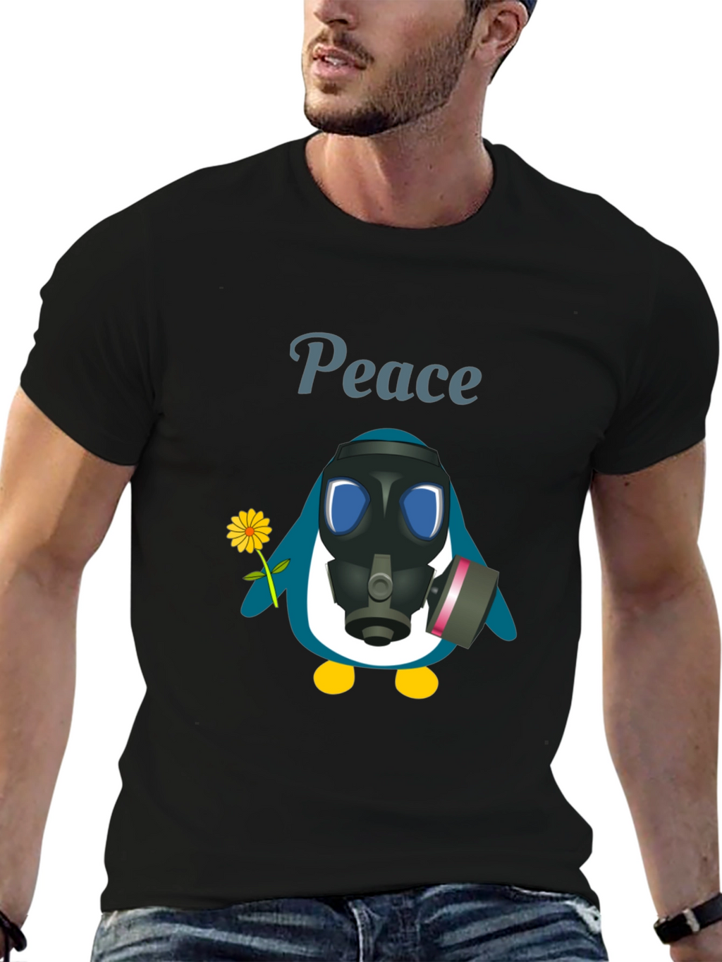 Peace Penguin Graphic Tee