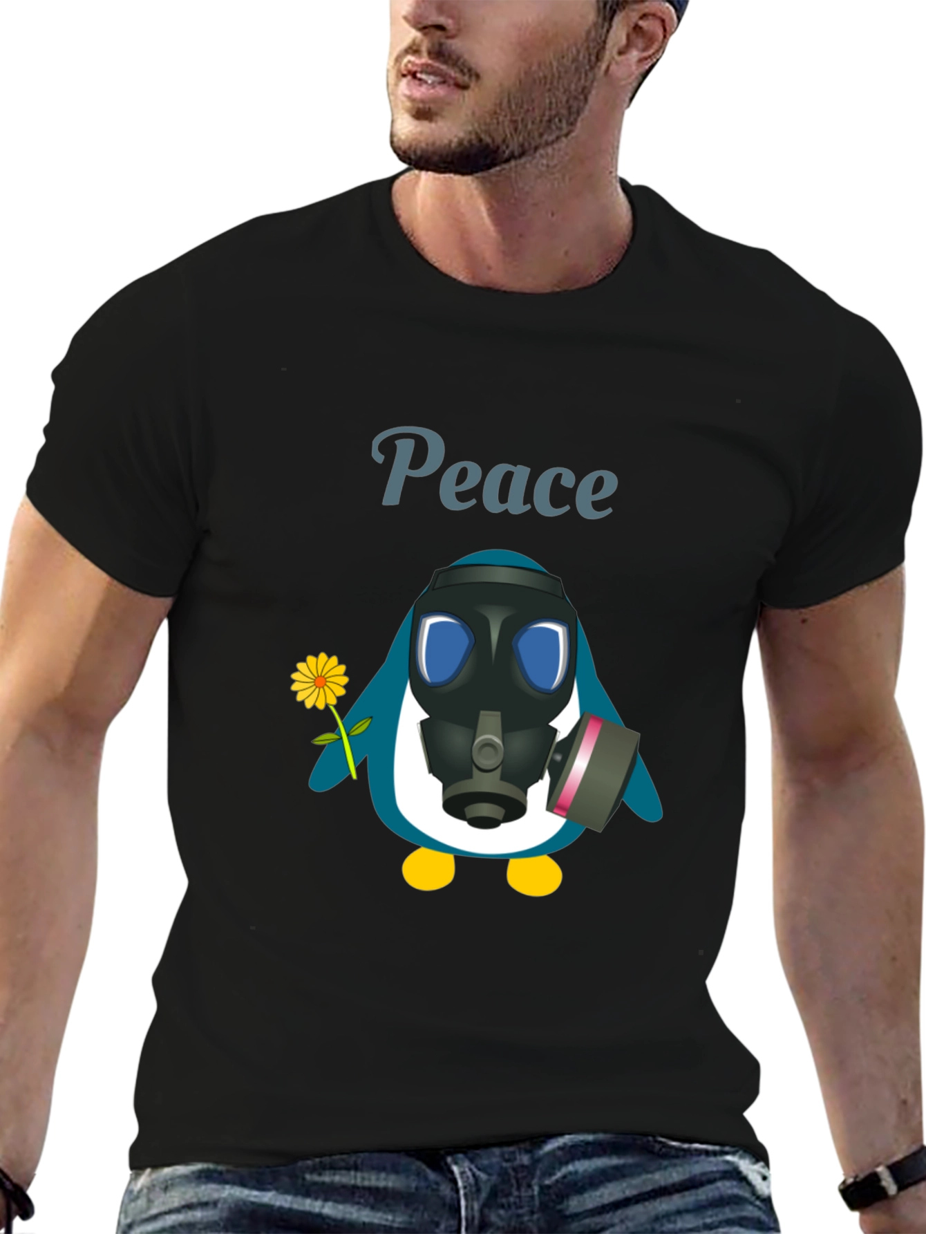 Peace Penguin Graphic Tee