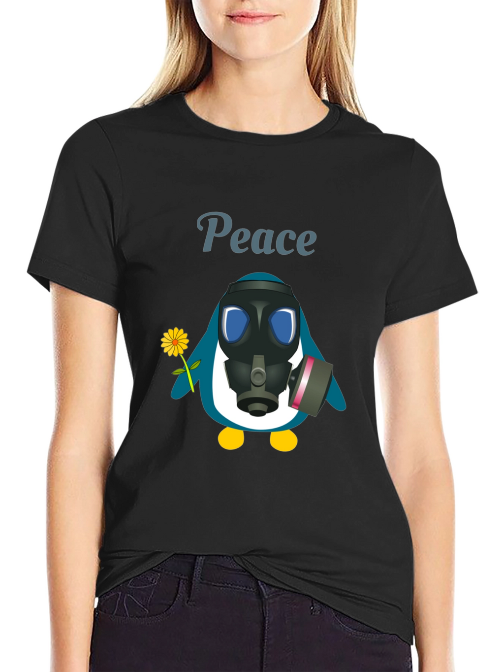 Peace Penguin Graphic Tee
