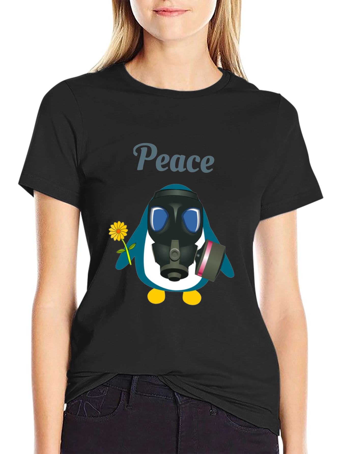 Peace Penguin Graphic Tee