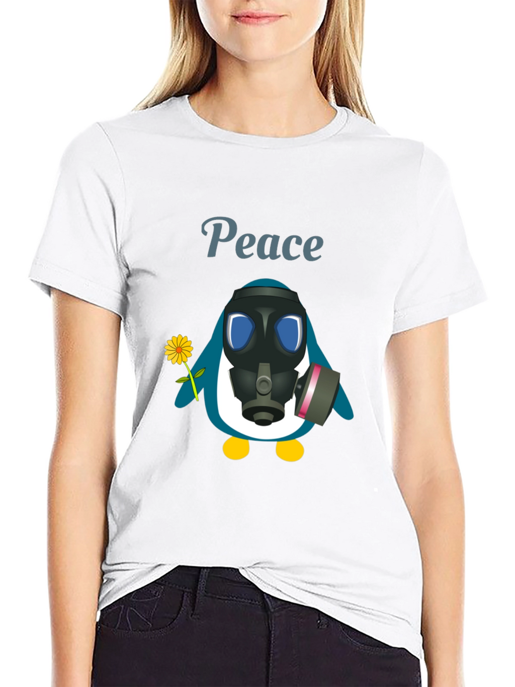 Peace Penguin Graphic Tee