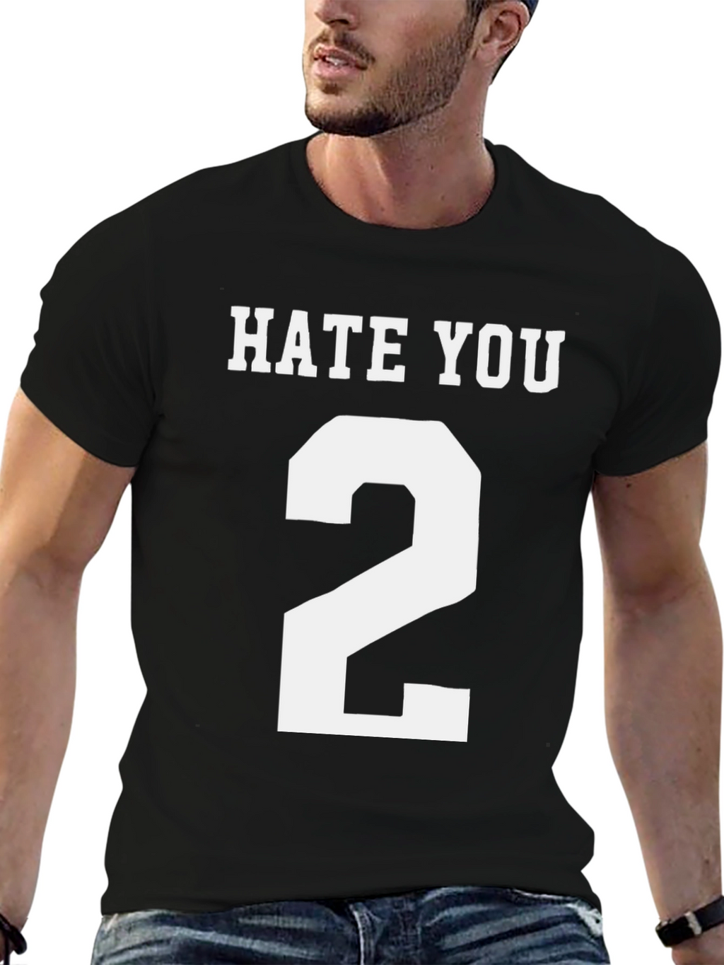 Hate You 2 T-Shirt - Funny Novelty Tee