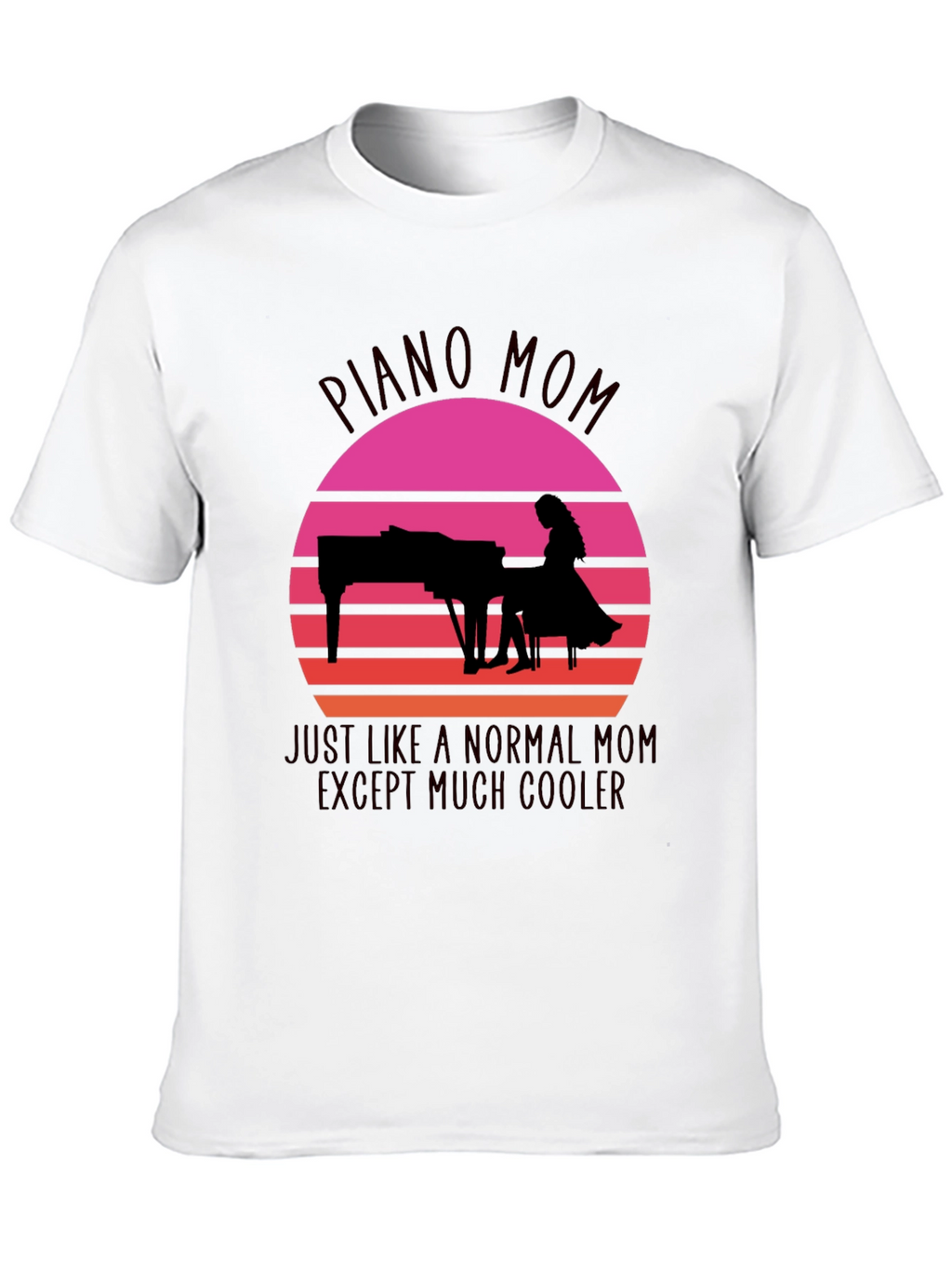 Piano Mom T-Shirt - Musical Gift