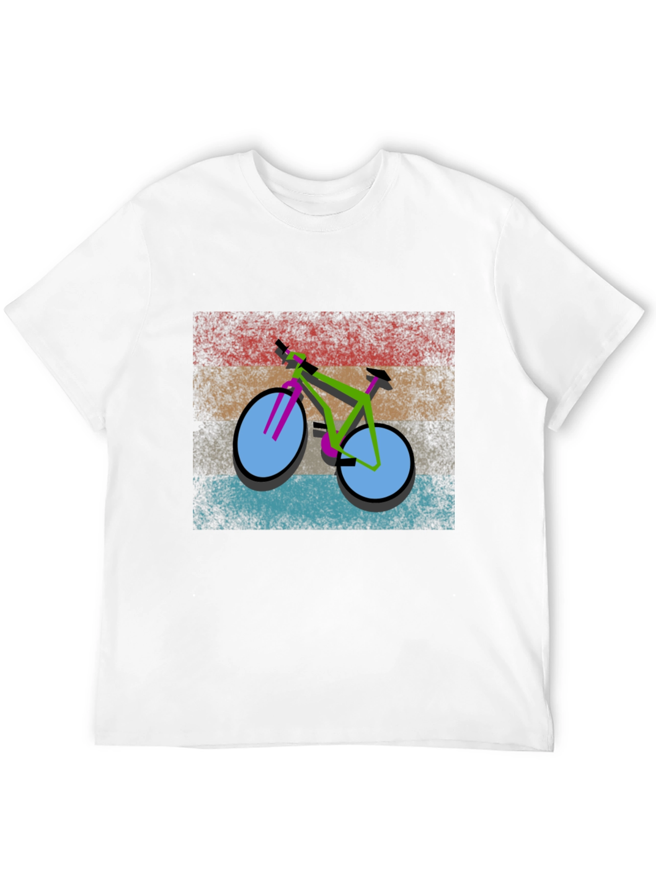 Retro Bicycle Graphic T-Shirt - Unique Design