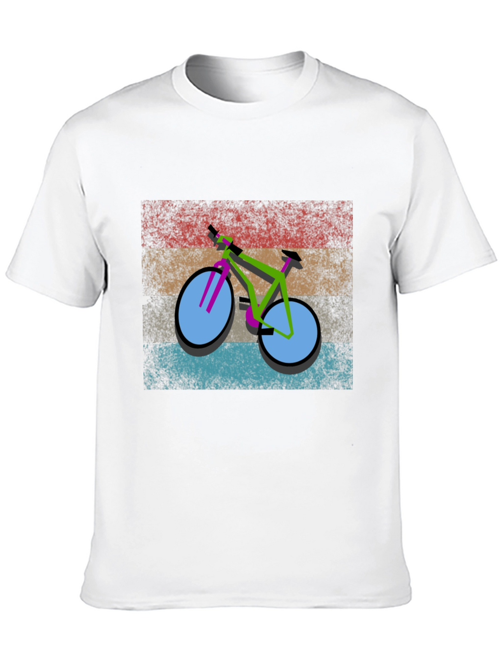 Retro Bicycle Graphic T-Shirt - Unique Design