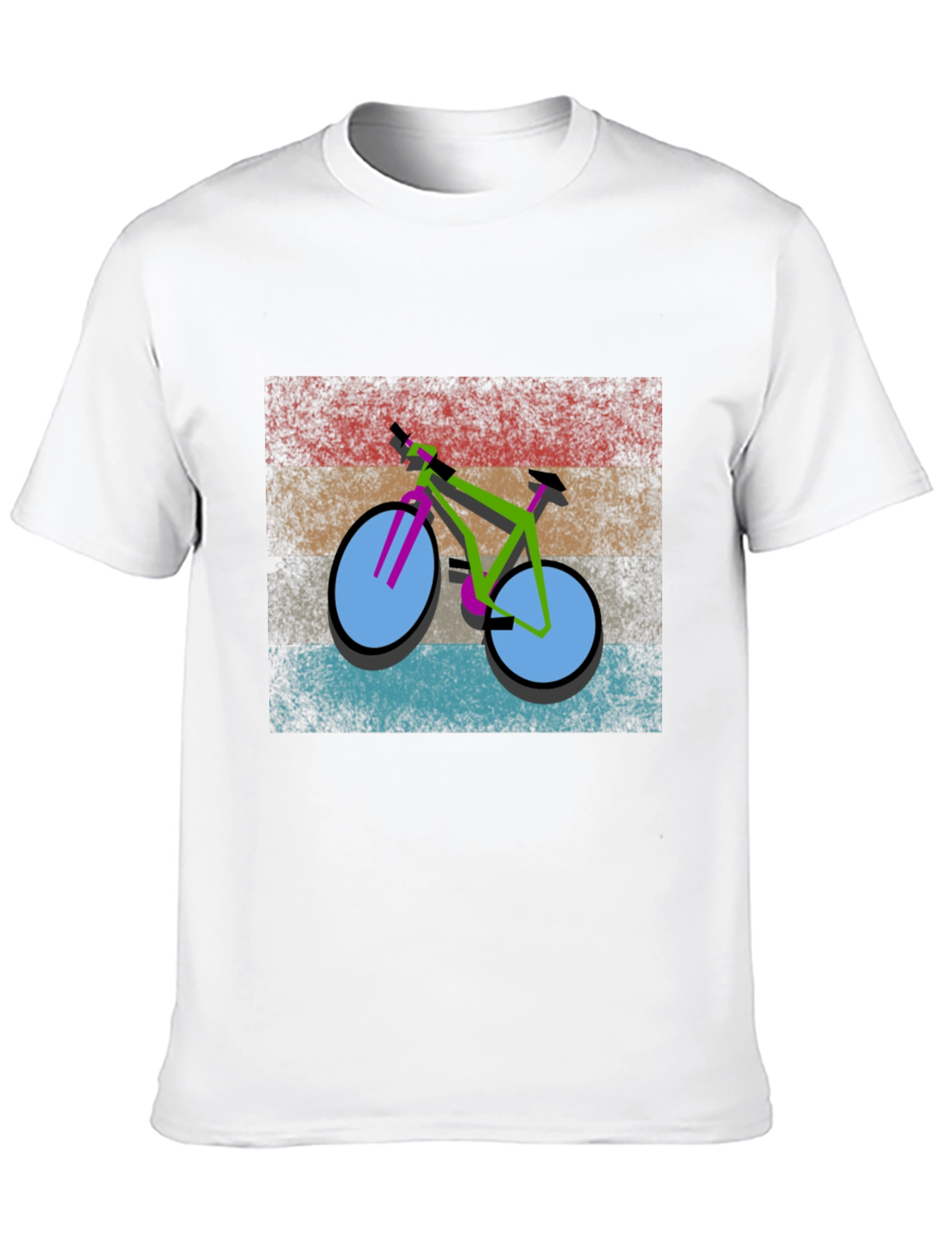 Retro Bicycle Graphic T-Shirt - Unique Design