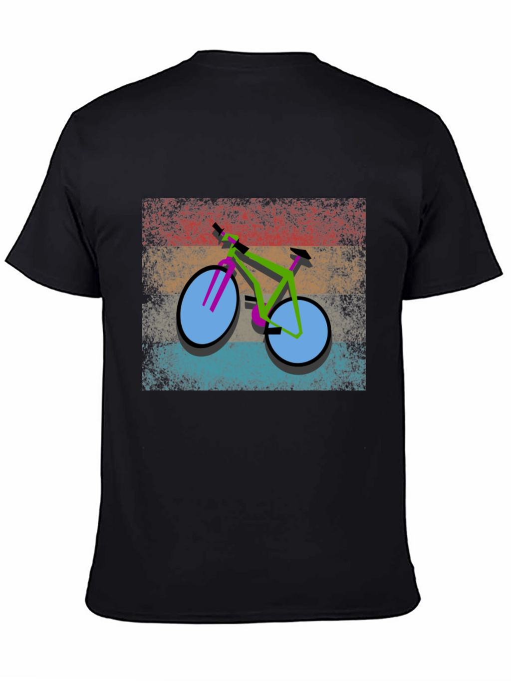 Retro Bicycle Graphic T-Shirt - Unique Design