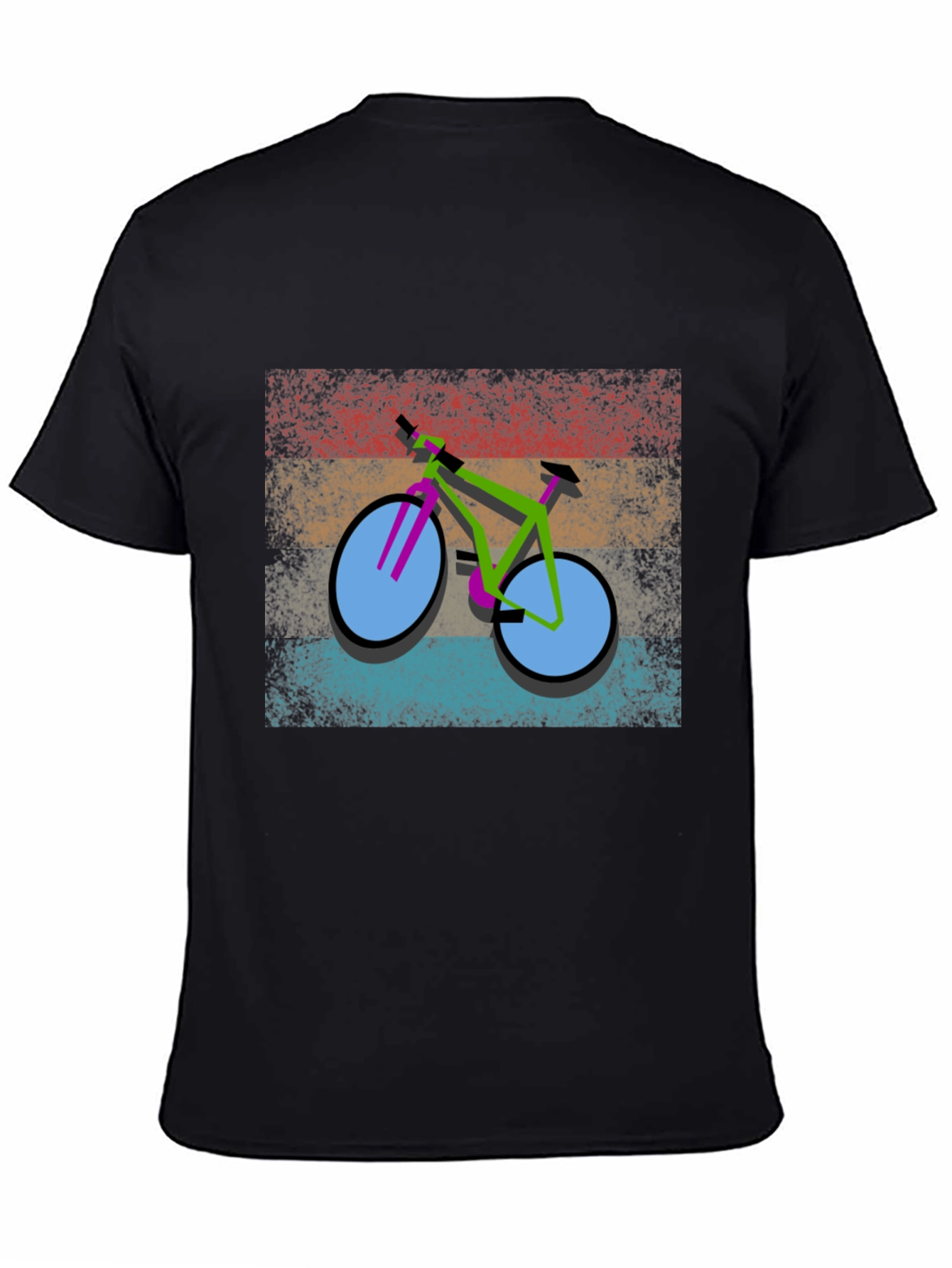 Retro Bicycle Graphic T-Shirt - Unique Design