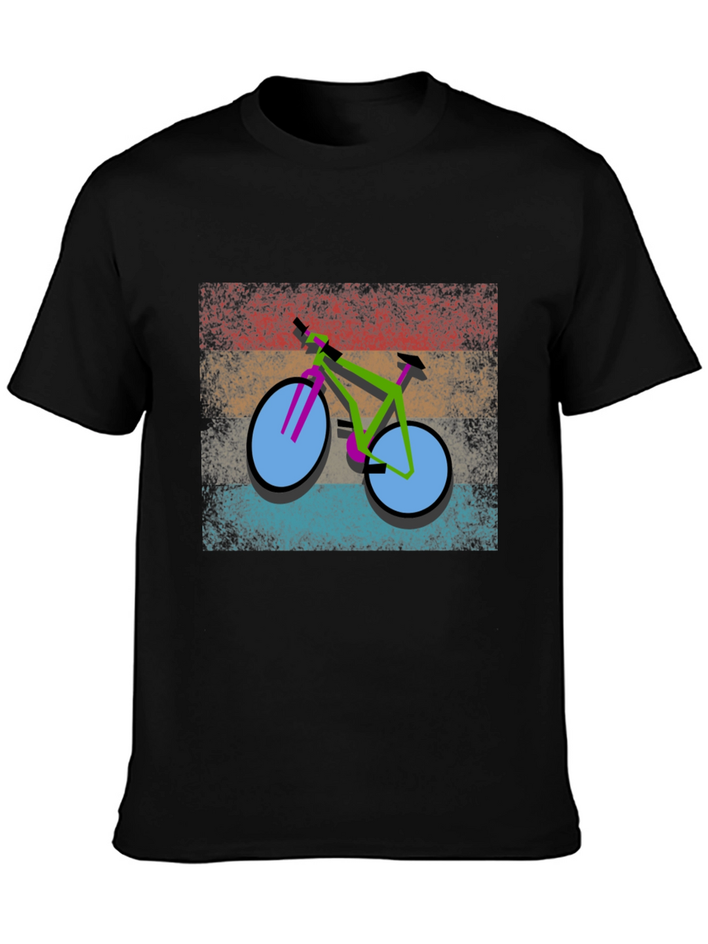 Retro Bicycle Graphic T-Shirt - Unique Design