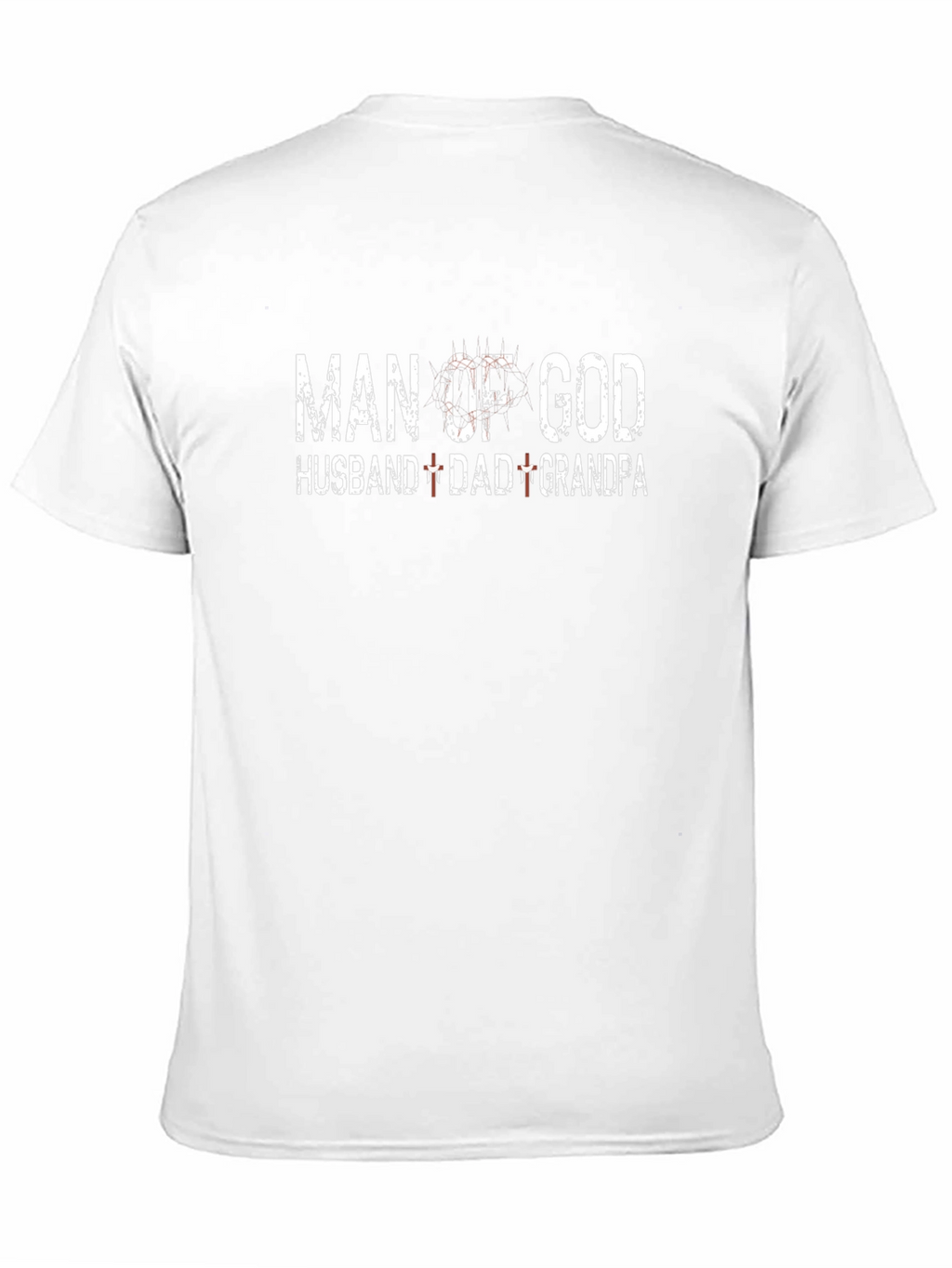 Man of God Husband Dad Grandfa T-Shirt