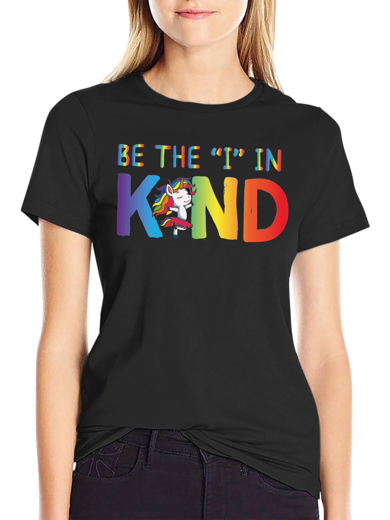 Be the I in Kind T-Shirt Rainbow Unicorn