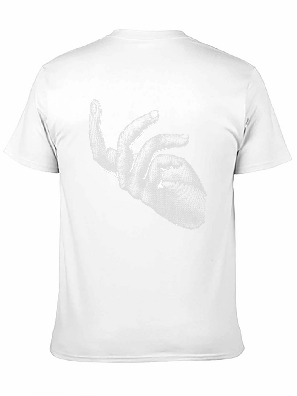 Abstract Hand Graphic Black T-Shirt