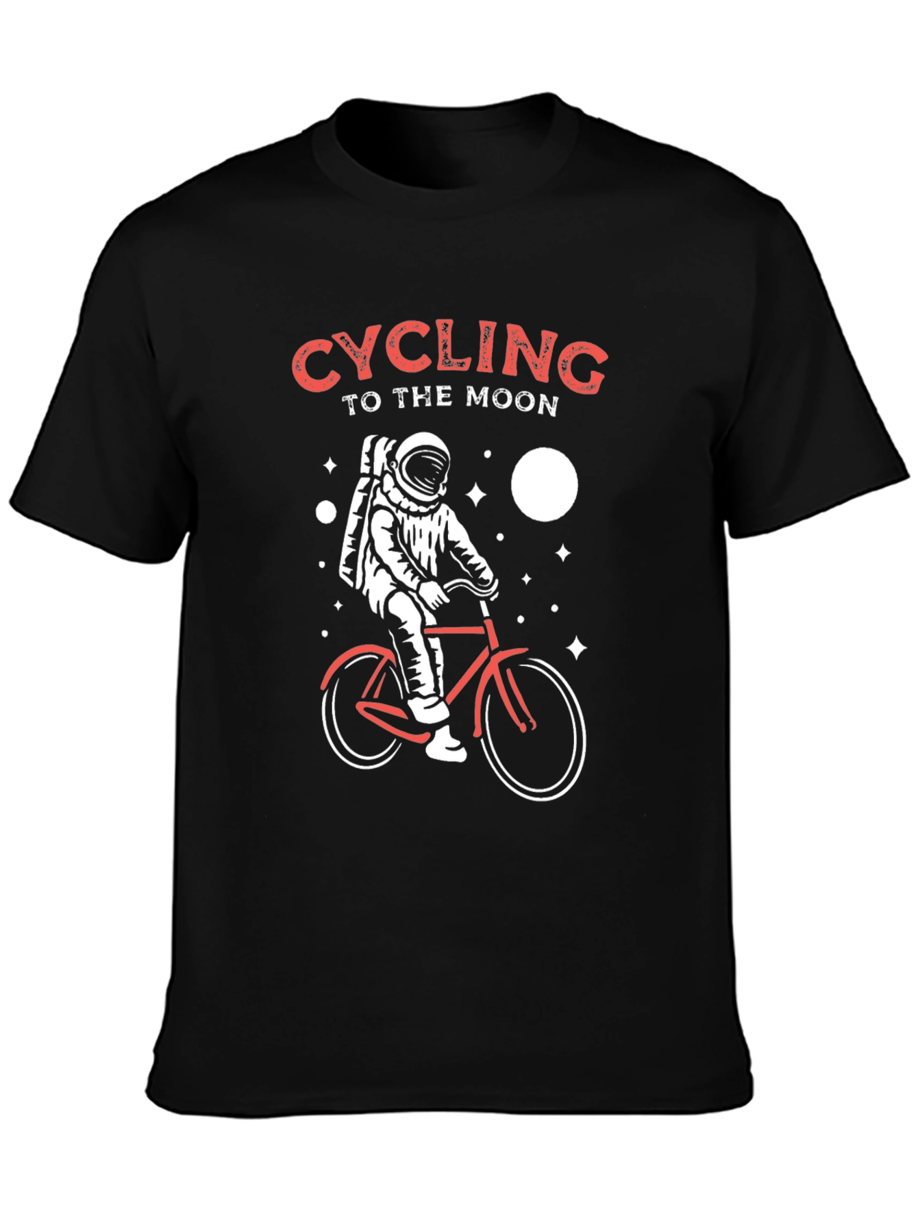 Cycling to the Moon Graphic Tee
