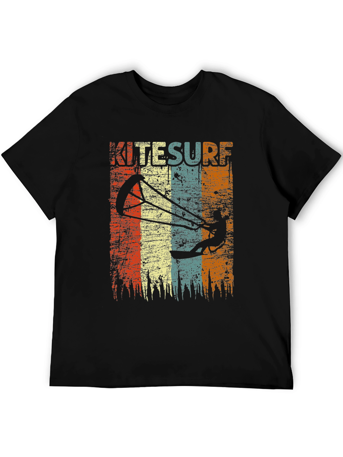 Retro Kitesurf T-Shirt - Vintage Watersport Design