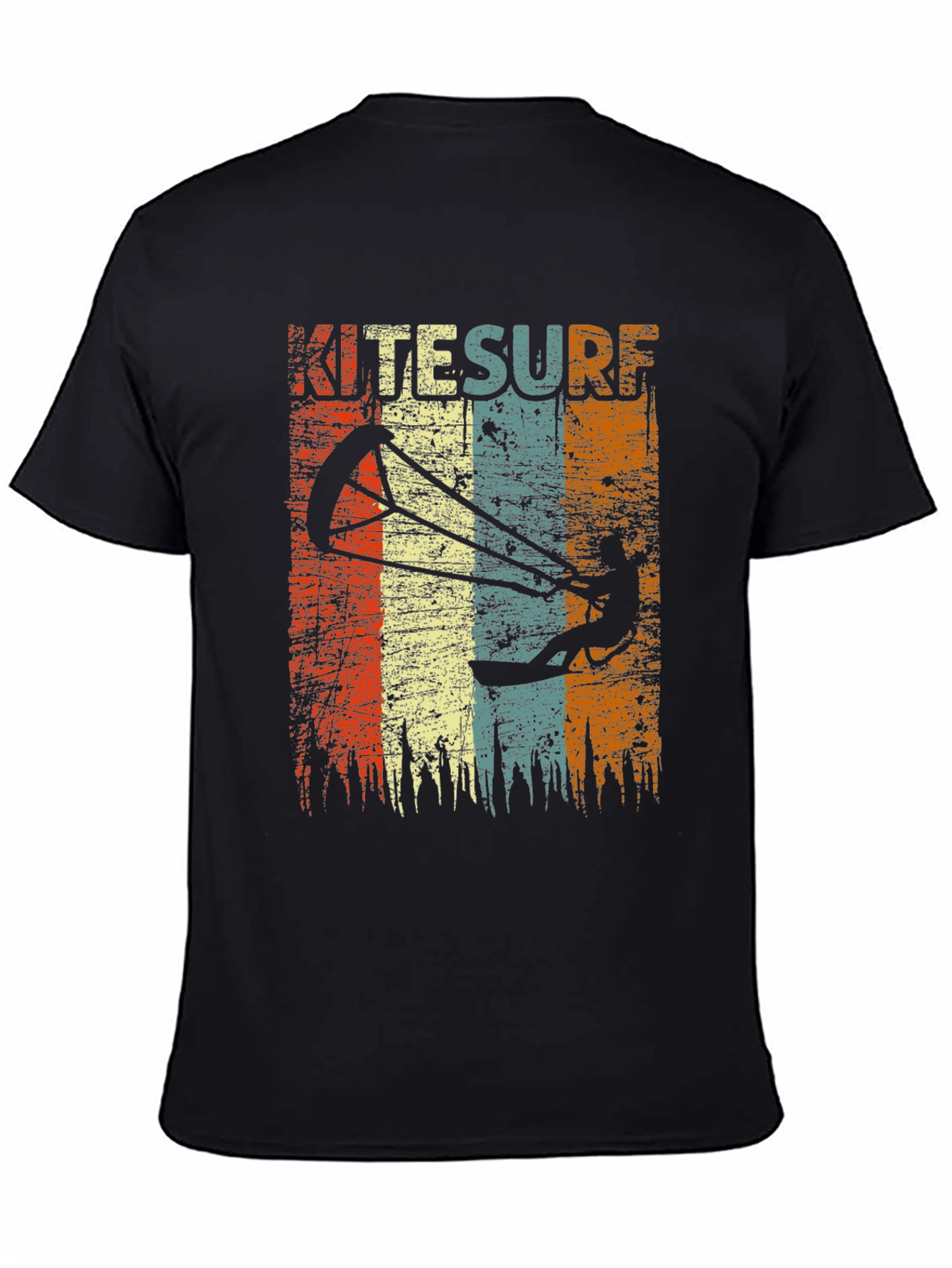 Retro Kitesurf T-Shirt - Vintage Watersport Design