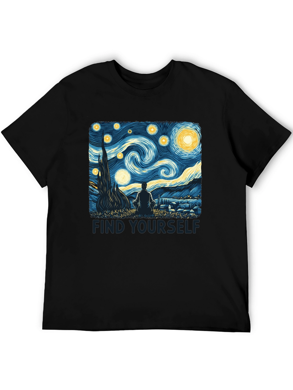 Starry Night Graphic Tee - Find Yourself