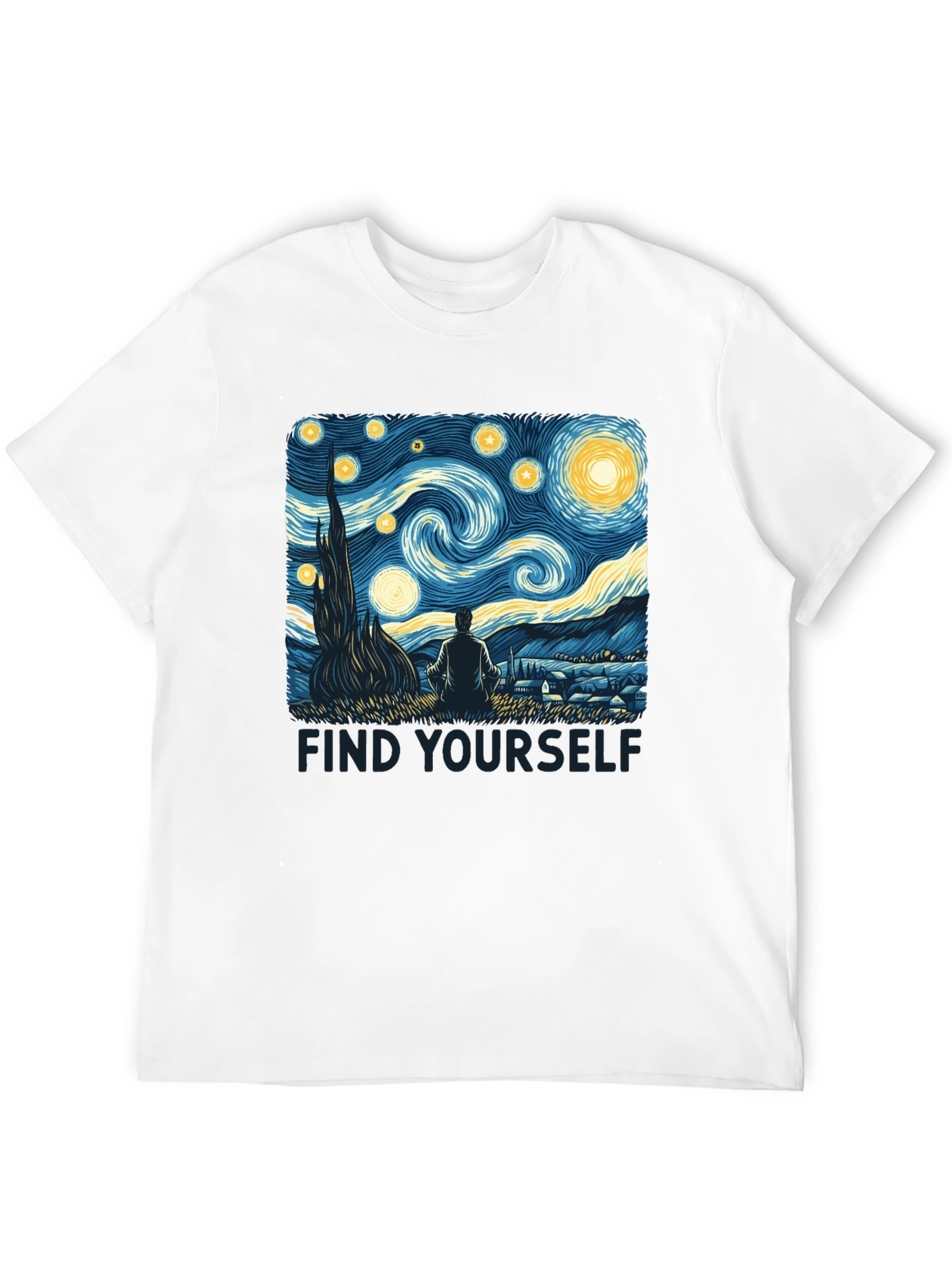Starry Night Graphic Tee - Find Yourself