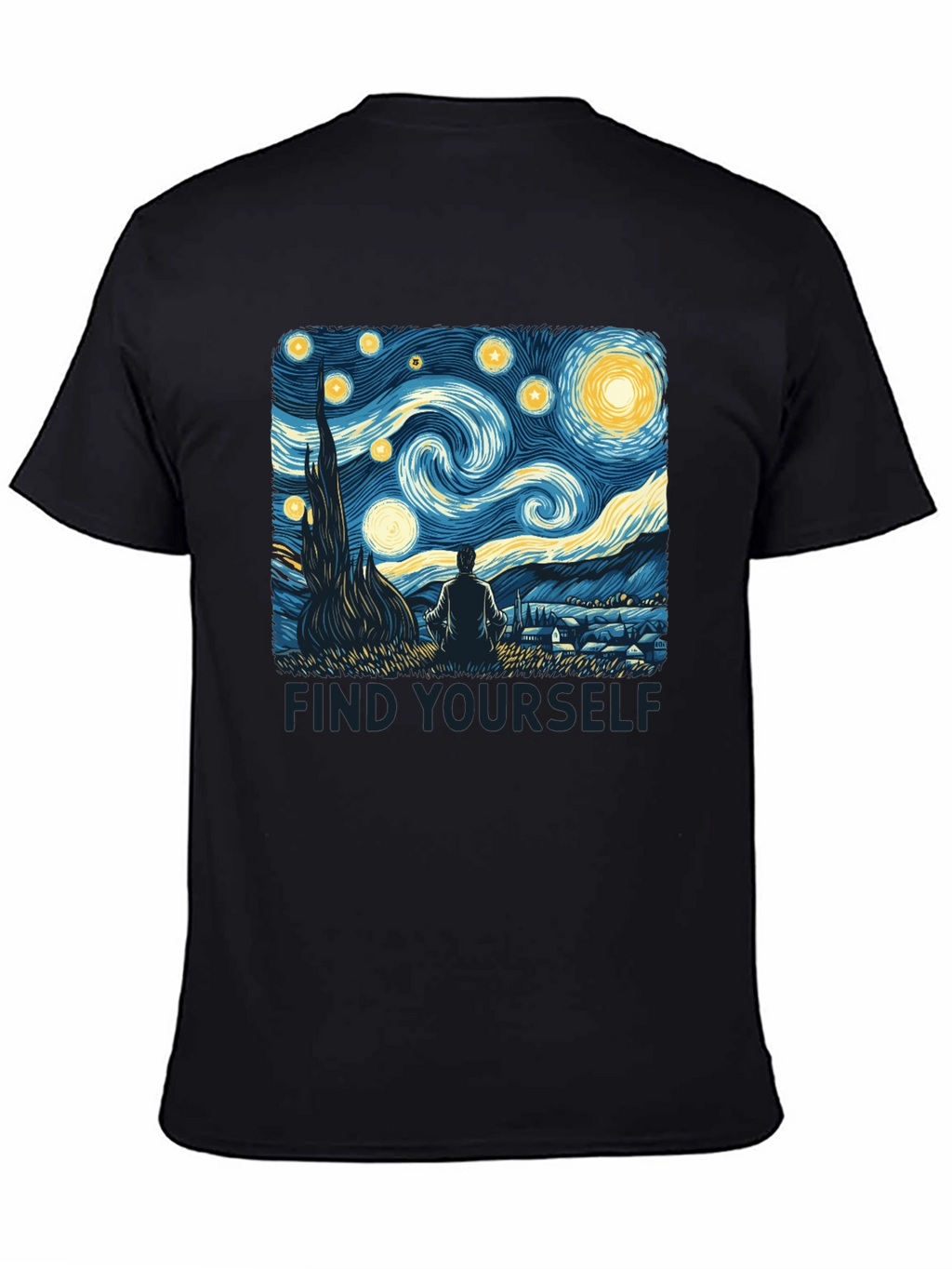 Starry Night Graphic Tee - Find Yourself