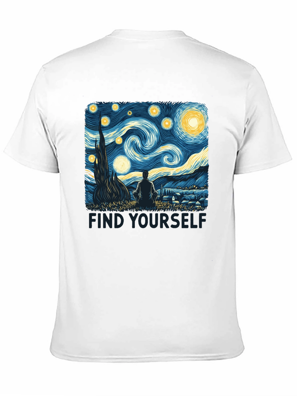 Starry Night Graphic Tee - Find Yourself