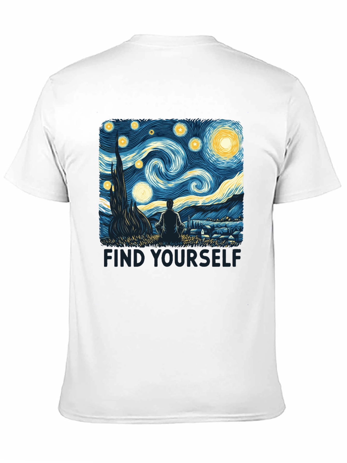 Starry Night Graphic Tee - Find Yourself