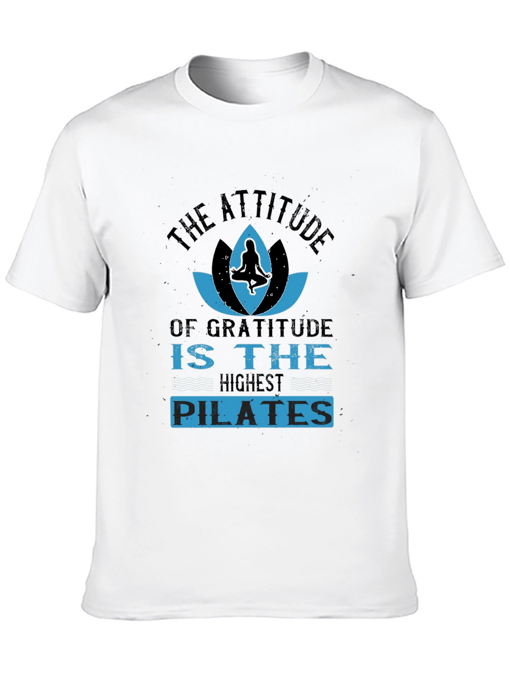 Gratitude Pilates T-Shirt - Attitude Yoga Design