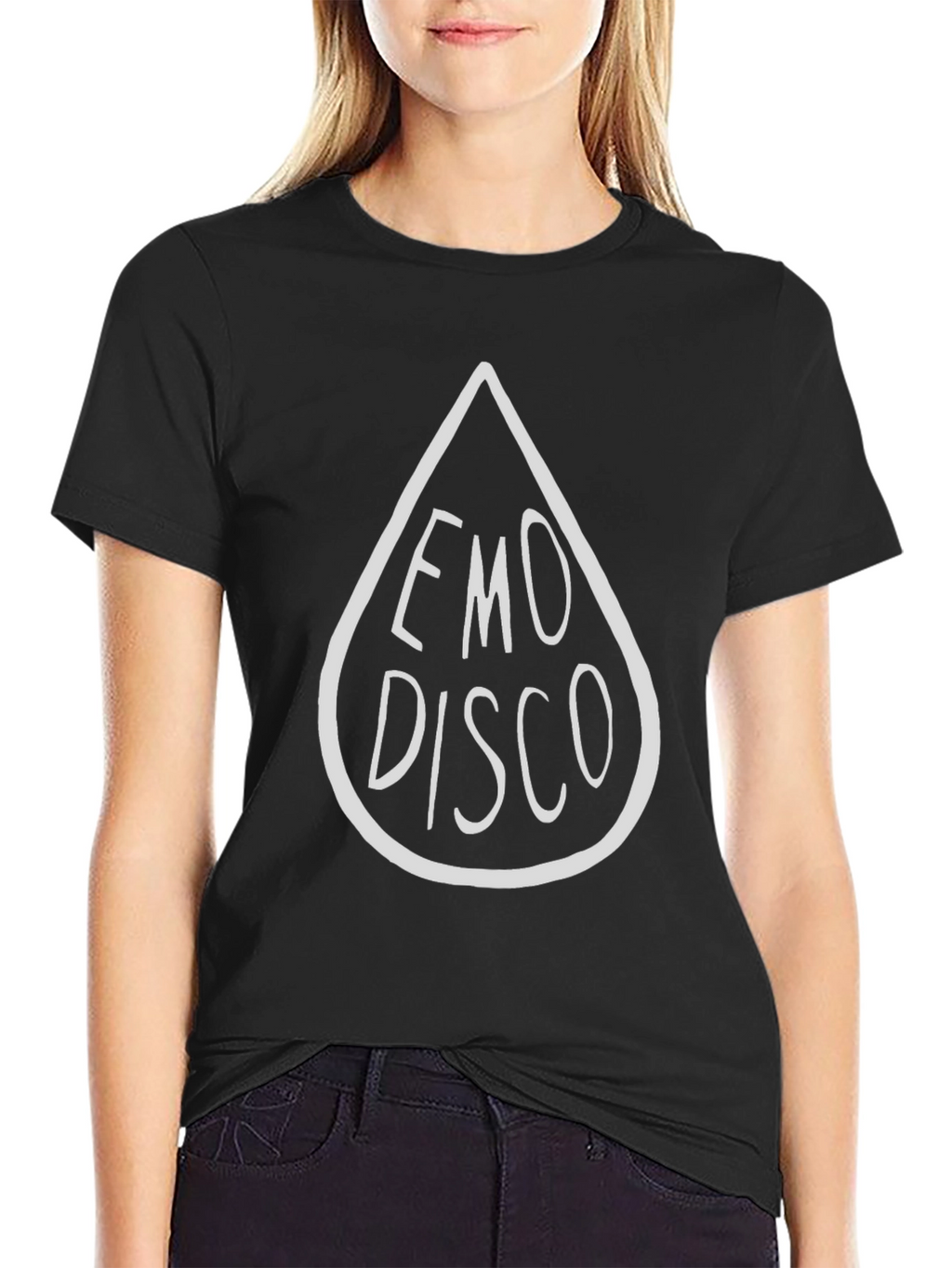 Emo Disco Black Graphic T-Shirt