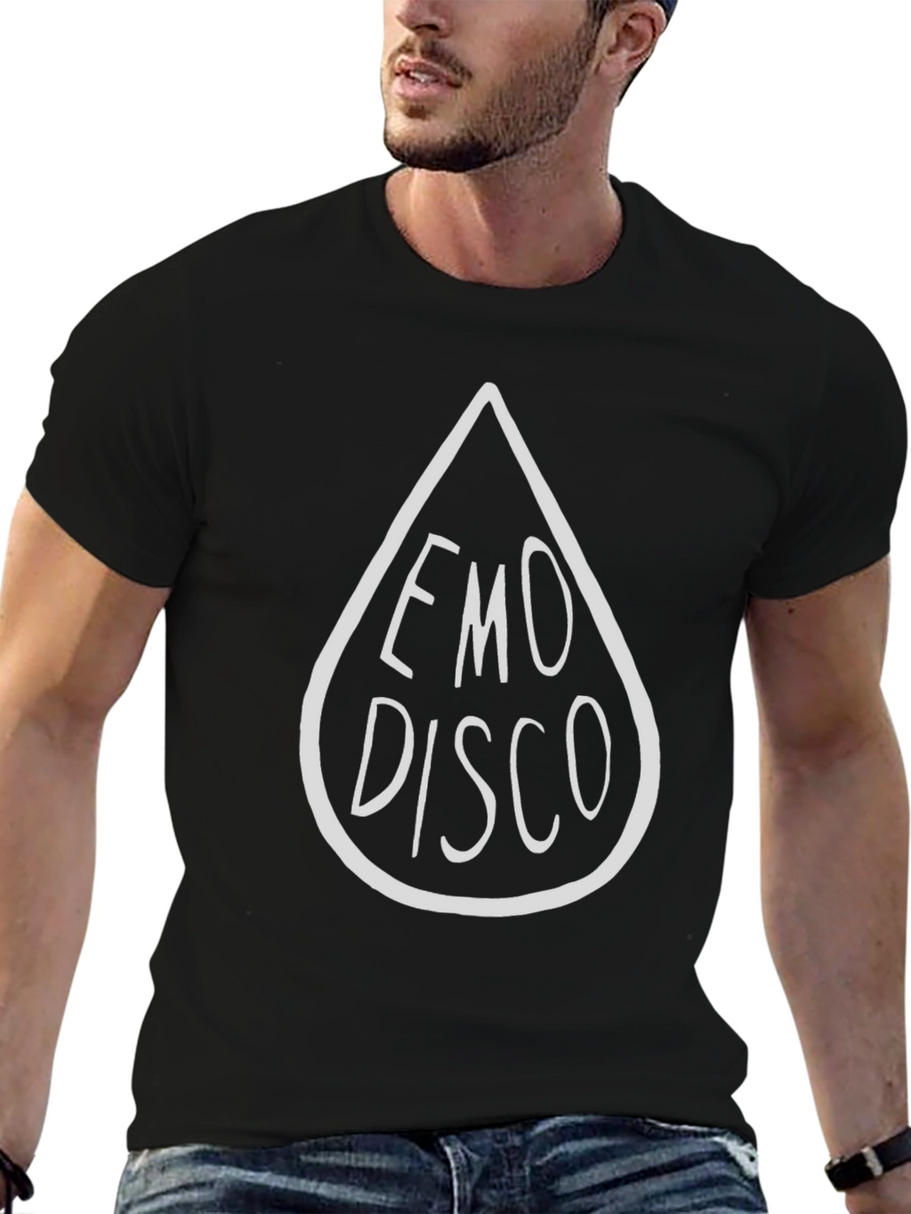 Emo Disco Black Graphic T-Shirt