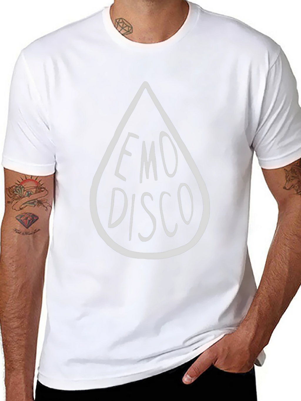 Emo Disco Black Graphic T-Shirt